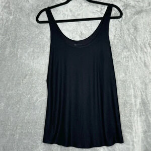 No Boundaries XXL Tank Top BlackSolid Sleeveless Scoop Neck Stretch Junior Soft